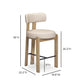 Odessa Performance Vegan Leather Counter Stool - Taupe