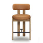 Odessa Performance Vegan Leather Counter Stool - Brown