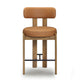 Odessa Performance Vegan Leather Counter Stool - Brown