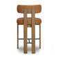 Odessa Performance Vegan Leather Counter Stool - Brown