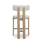 Odessa Performance Vegan Leather Counter Stool - Cream