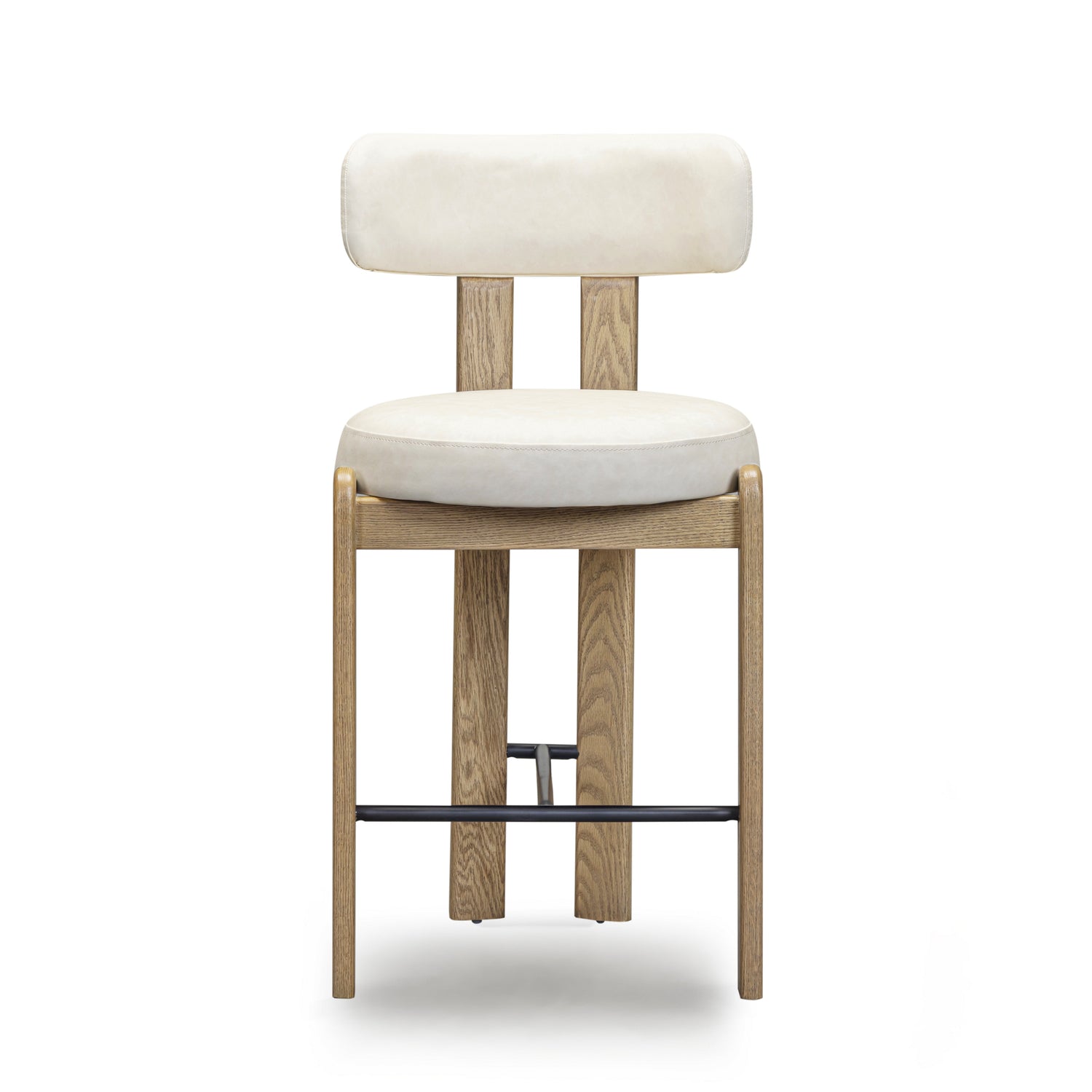 Odessa Performance Vegan Leather Counter Stool - Cream