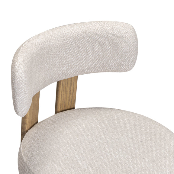 Odessa Cream Performance Fabric Counter Stool
