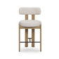 Odessa Cream Performance Fabric Counter Stool
