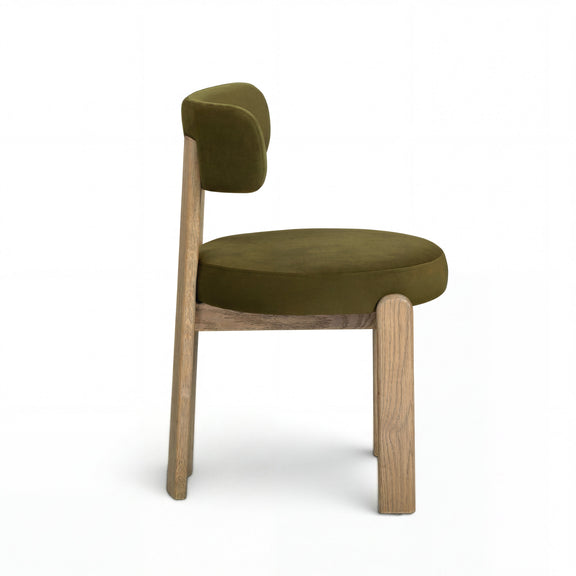 Odessa Green Performance Velvet Dining Chair