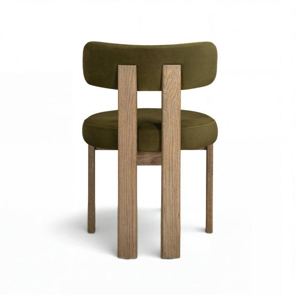 Odessa Green Performance Velvet Dining Chair