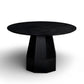 Brocha 48'' Ash Wood Round Dining Table - Black