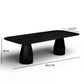 Brocha 106" Ash Wood Rectangular Dining Table - Black