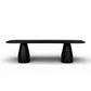Brocha 106" Ash Wood Rectangular Dining Table - Black