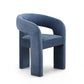 Malone Performance Chenille Dining Chair - Blue Denim