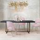 Swell Blush Velvet Chair