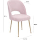 Swell Blush Velvet Chair