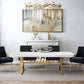 Beatrix Black Velvet Side Chair