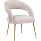 Rocco Blush Velvet Dining Chair