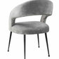 Rocco Slub Grey Dining Chair