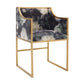 Atara Performance Velvet Dining Chair - Floral
