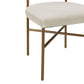 Kim Velvet Chair in Cream