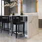 Hart Black Velvet Counter Stool