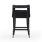 Hart Black Velvet Counter Stool