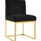 Haute Black Velvet Chair