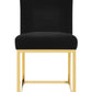 Haute Black Velvet Chair