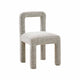Hazel Performance Boucle Dining Chair - Grey