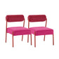 Jolene Hot Pink Velvet Dining Chair - Set of 2