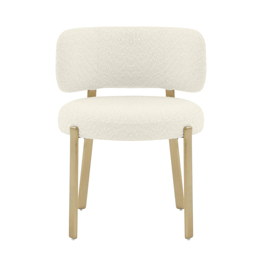 Margaret Cream Performance Boucle Dining Chair