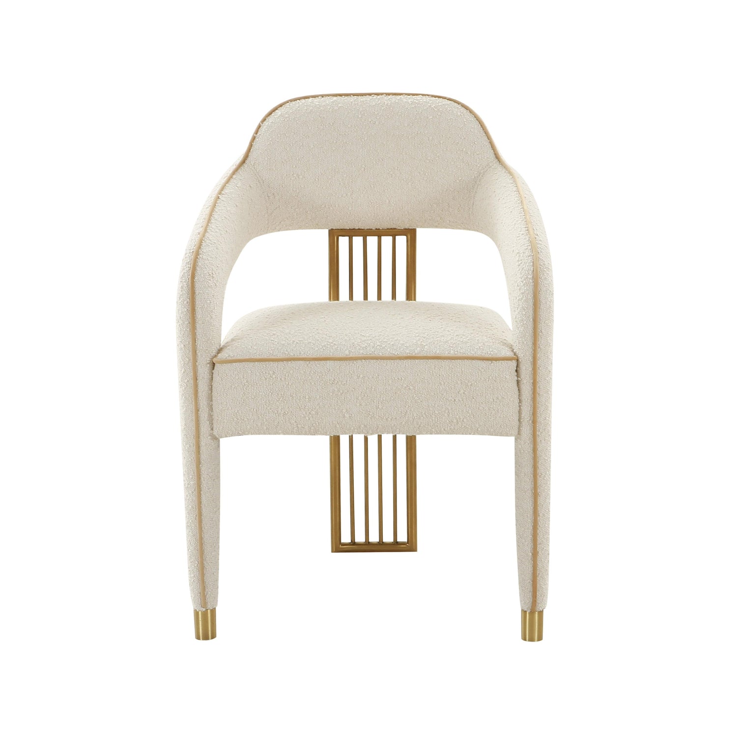 Corralis Cream Performance Boucle Dining Chair