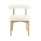 Spara Cream Performance Boucle Side Chair
