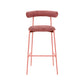 Liliana Mauve Performance Velvet Bar Stool