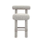 Carmel Black & White Performance Boucle Counter Stool