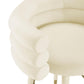 Betty Cream Velvet Barstool