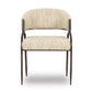 Tatum Taupe Textured Performance Boucle Dining Chair