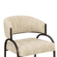 Tatum Taupe Textured Performance Boucle Dining Chair