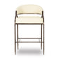 Tatum Cream Performance Vegan Leather Counter Stool