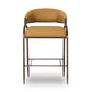 Tatum Tan Performance Vegan Leather Counter Stool