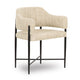 Sezanne Taupe Textured Performance Boucle Dining Chair