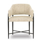 Sezanne Taupe Textured Performance Boucle Dining Chair
