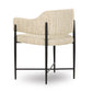 Sezanne Taupe Textured Performance Boucle Dining Chair