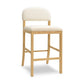Calla Cream Performance Velvet Counter Stool