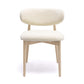 Zinea Cream Performance Textured Velvet Dining Chair