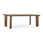 Oani Walnut and Glass Long Dining Table