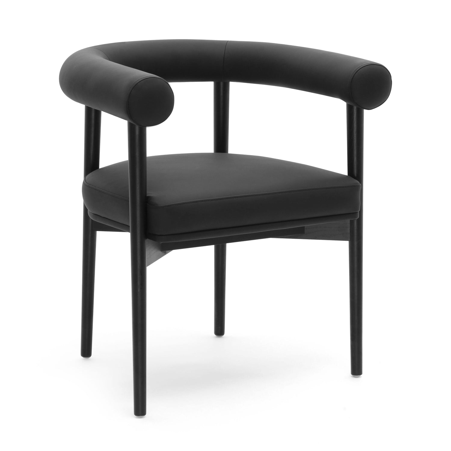 Spara Performance Vegan Leather Dining Chair - Black