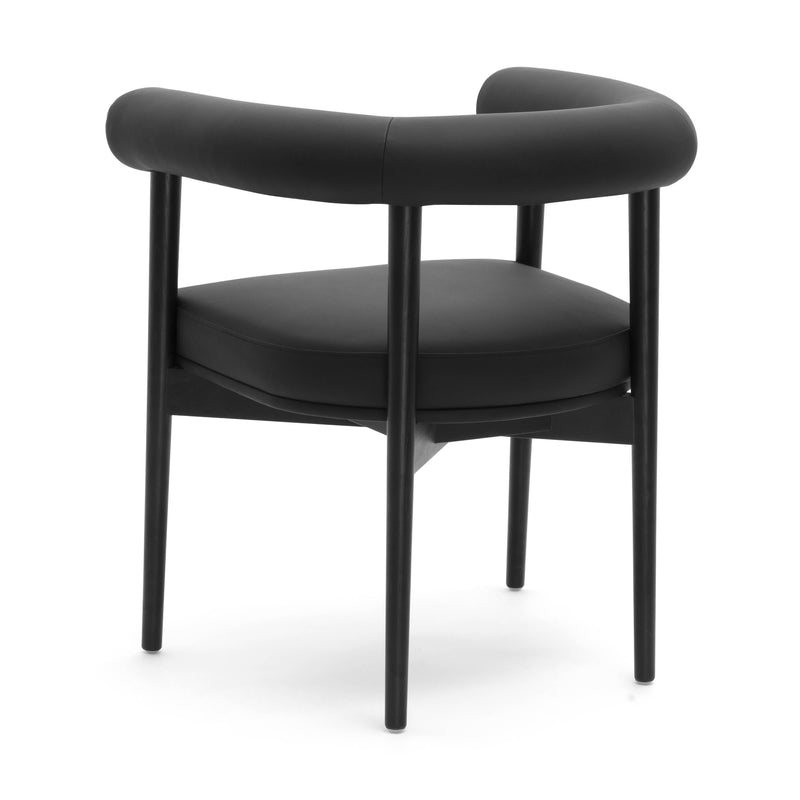 Spara Performance Vegan Leather Dining Chair - Black