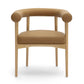 Spara Cognac Vegan Leather Dining Chair