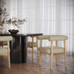 Spara Taupe Vegan Leather Dining Chair