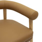 Spara Cognac Vegan Leather Counter Stool