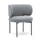 Maureen Speckled Grey Performance Boucle Dining Chair
