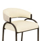 Tatum 2-Tone Performance Vegan Leather Counter Stool - Cream